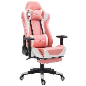 Cadeira de Escritório Gamer Ergonômica e Ajustável com Apoio para Lombar, NOKAXUS YK 6008, Rosa