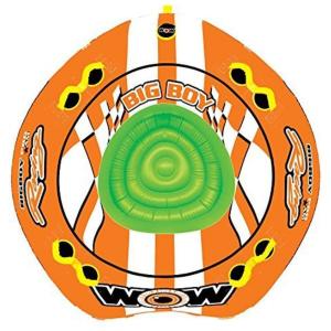 Boia Rebocável Aquática WOW Sports para 4 Pessoas, Laranja