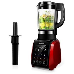 Liquidificador de Bancada 1,9L para Quente ou Frio, com Temporizador, 110V 1200W, Amaste, Vermelho