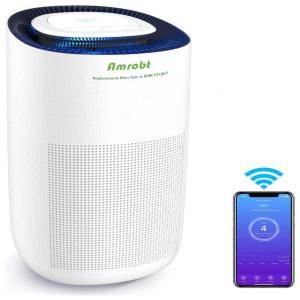 Amrobt AM AP 03 Purificador de Ar c, Filtro HEPA, Área até 50 m2, c, Controle Remoto, Branco