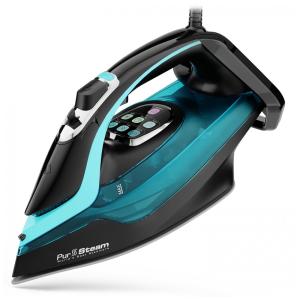 Ferro de Passar a Vapor PurSteam SteamTech Elite 1750W, Controle de Temperatura Digital com Display LED, PurSteam World's Best Steamers