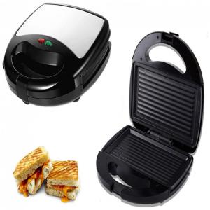 HYISHION Sandwich Maker Waffle Iron, 750W Panini Press Grill with Detachable Non Stick Plates, LED Indicator Lights, Cool Touch Handle