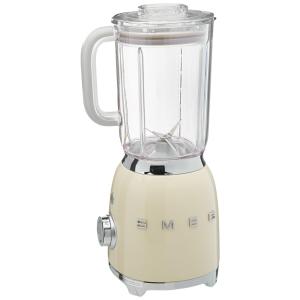 Liquidificador de Bancada Retrô anos 50, Capacidade 1.5L 600W, 110v, SMEG BLF01CRUS, Creme