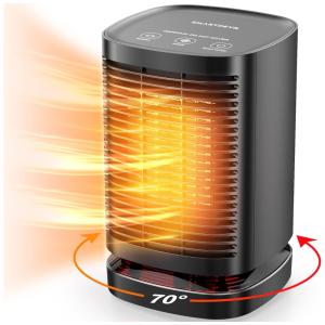 Mini Aquecedor Elétrico com 3 Modos, 1500W 110V, SmartDevil, Preto