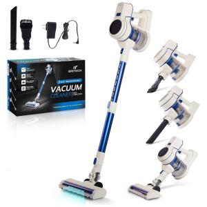 Aspirador de Pó Britech sem Fio Potente 250W 23 kpa até 30 Min de Ação, 110V, Branco