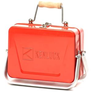 Churrasqueira a Carvão Portátil e Compacto serve até 2 Pessoas, KENLUCK, Laranja