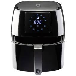 Fritadeira Elétrica 4.5L com Painel Digital e Temperatura Ajustável, 1400W, 110v, MASTERCHEF AirFryer 4.75 Qt, Preto