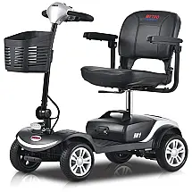 Cadeira de Rodas Elétrica Metro Mobility para Idosos, 136 kg de Capacidade, Banco para Adultos, Baterias Rápidas, Viagem.