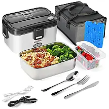 Marmita Elétrica Portátil 1,8L com Acessórios e à Prova de Vazamentos, 70W, Brewedge, Branca