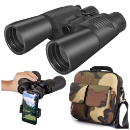 Binóculos 24x50 À prova d e Bolsa de zenamento, Visão 914 Metros, MOSLA, Preto