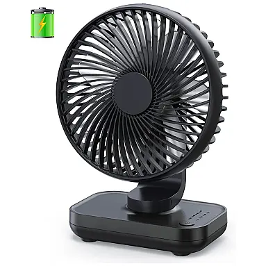 Ventilador de Mesa Portátil Recarregável