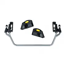 Adaptador BOB Gear Cinza para Cadeirinha Britax Compatível com Carrinhos de Corrida Single