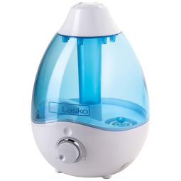 Umidificador Ultrassônico Silencioso e Calmante para Berçários, 2,8 Litros, Lasko UH200, Branco