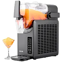 Máquina de Frozen VEVOR, 2,6L sem a necessidade de gelo para uso doméstico, Preparador de Bebidas Congeladas com 5 Programas Pré-definidos