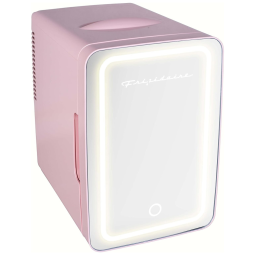 Mini Geladeira para Skincare 6,5 Litros, 12V, 110v, FRIGIDAIRE EFMIS170 PINK, Rosa
