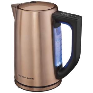 Chaleira Elétrica de 1.7L, Aço Inoxidável, 1500W, 110v, HAMITON BEACH 41026R, Dourado
