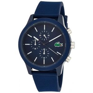 Relógio Masculino de Quartzo Automático, com Pulseira de Silicone, LACOSTE 2010970, Azul