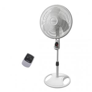 Ventilador de Piso Pedestal com Temporizador e Controle Remoto, 110V 58W, Lasko, Branco