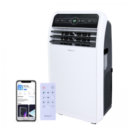 Ar Condicionado Portátil 12000 BTU com Modo Ventilador e Desumidificador, Shinco, Branco