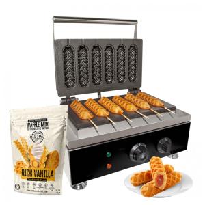 Máquina de Hot Dog Profissional até 6un Por Vez em Aço Inoxidável, 110V 1550W, GorillaRock, Prata