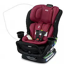 Cadeirinha Britax Poplar S Vermelha Ônix 2-em-1 Design Compacto 43 cm com ClickTight 2,3 a 29,5 kg