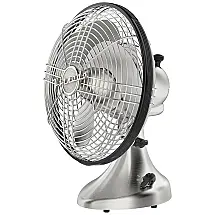 Ventilador de Mesa Oscilante com 3 Velocidades, 110V 75W, VORNADO FA1 0060 13, Prateado