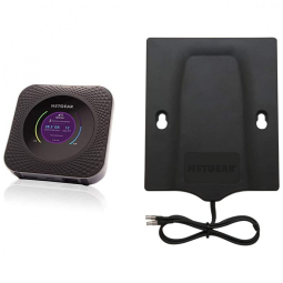 Nighthawk Roetador Wi Fi 4G Mobile Hotspot 2 Conectores TS 9, NETGEAR MR1100 100NAS, Preto