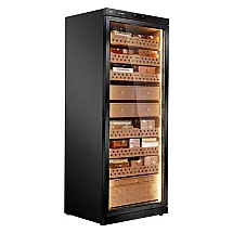 Humidor Elétrico RACHING MON5800A Preto Capacidade 3-4000 Charutos Controle Climático 240V