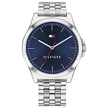 Relógio Masculino de Quartzo e Aço Inoxidável, TOMMY HILFIGER 1791713, Prateado