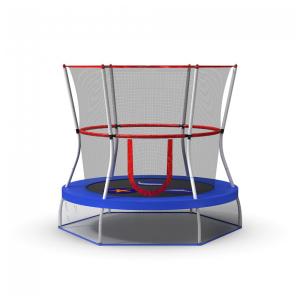 Skywalker Trampolines Mini trampolim com rede de proteção 60 polegadas azul