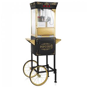 Pipoqueira Elétrica Vintage com Capacidade para 4L, Acessórios e 50 Sacos , 850W, OLDE MIDWAY, Preta