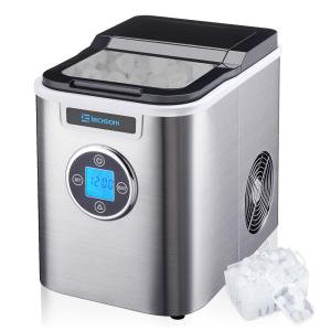 Máquina de Gelo Automática Portátil até 12kg, 24H, 110v, TECHDORM ZBJ B, Preto