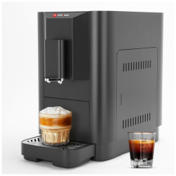 Máquina de Café Expresso Automática com Moedor Embutido e Display LED de 17 cm, 110V 1450W, Mcilpoog ES317, Preta