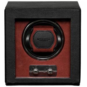 Caixa, Estojo Rotativo Automático para Relógios, 1 Lugar, ., ROTHWELL RW1W, Preto