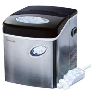 EFIC115 Máquina de Gelo Automática Portátil Produz até 21kg, 24H, Cor, 110v, FRIGIDAIRE ICE115 SS SM, Prateado