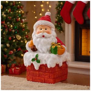 Decoração de Natal do Papai Noel para Casa, Figura de 17 cm, para Mamãe, Vovó e Amigas