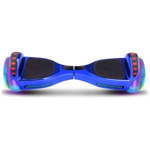 Hoverboard Elétrico com Autoequilíbrio com Luzes LED e Alto Falante Bluetooth Integrado, Emaxusa, Azul