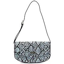 Bolsa Feminina de Ombro em Couro Sintético, LONDON FOG, Azul