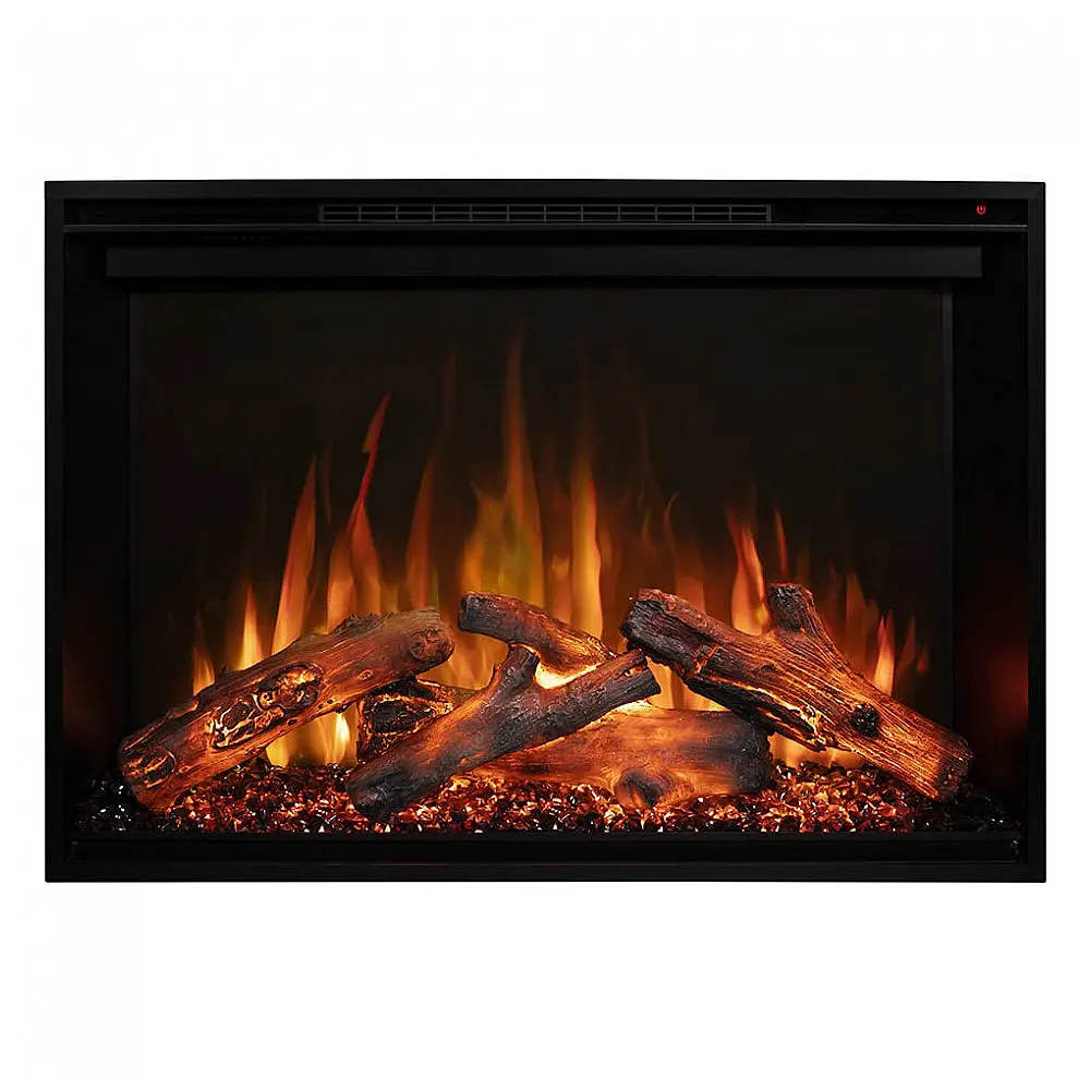 Lareira Elétrica Modern Flames 91x48cm 1500W Hybrid-FX 10 Cores Embutir 110V