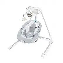 Balanço para Bebê Ingenuity InLighten Soothing Swing Dakota Giratório 180° com Luzes e Sons USB