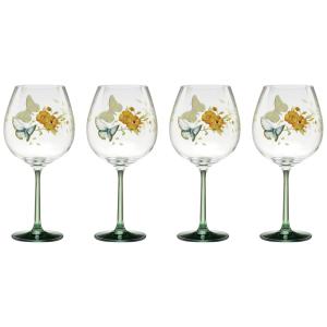 Conjunto de Taças para Vinho de 770mL para Qualquer Ocasião Especial com Estilo Clássico e 4 Peças, Lenox 896702, Colorida