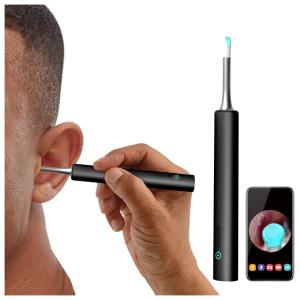 Otoscópio Bebird C3, Digital, Com Camera, Profissional, Preto