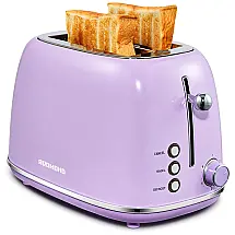 REDMOND ST028 Torradeira Elétrica de 2 Fatias com 6 Níveis de Tostagem, 110V, Roxo