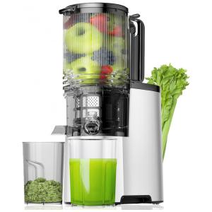 Extrator de Suco Cold Press, Bocal Largo de 14,7cm, Máquina de Sucos com 400W, Alta Produção de Suco, Extrator de Suco Lento para Frutas