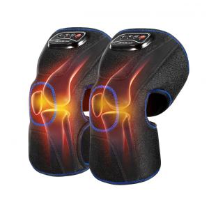 Massageador Elétrico de Compressão para Joelhos com 2 Modos e 3 Intensidades, Bivolt, CINCOM, Preto