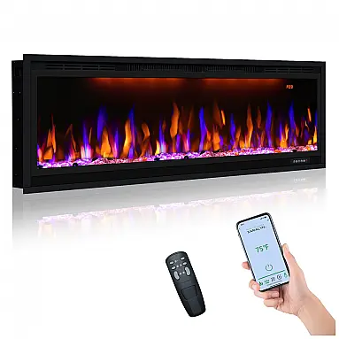Lareira Elétrica de Embutir A43x111L