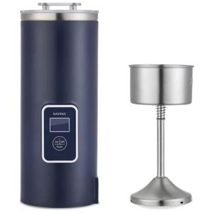 Cafeteira Elétrica Programável Expresso Manual 300mL com Coador de Café Elétrico, 110v, NAVNKA, Azul
