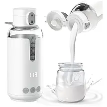 Aquecedor de Mamadeira Digital Portátil a Bateria sem Fio, 110v, BOPOPO AMB151, Branco