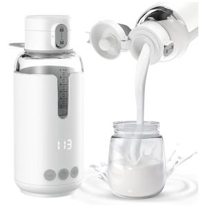 Aquecedor de Mamadeira Digital Portátil a Bateria sem Fio, 110v, BOPOPO AMB151, Branco