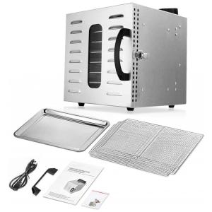 Desidratador de Alimentos PROFISSIONAL 8Tray 1000w, ETE ETMATE, Prateado